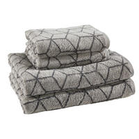 FROTTIERSET Coordinates Carré Grau 4-teilig  - Grau, Basics, Textil - Villeroy & Boch