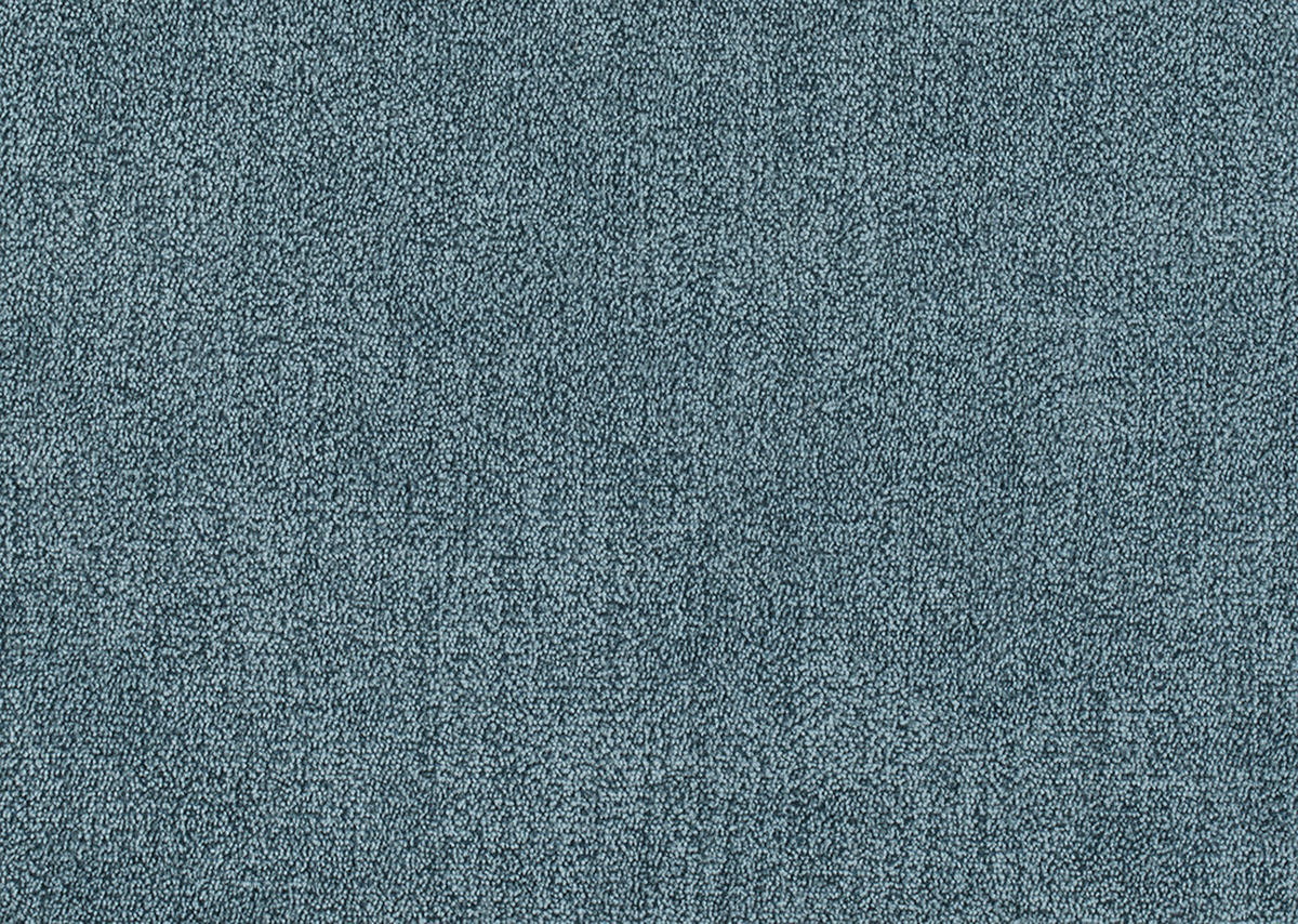 ECKSOFA Petrol Flachgewebe  - Chromfarben/Petrol, Design, Kunststoff/Textil (294/173cm) - Carryhome