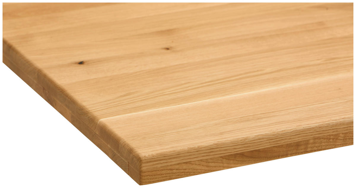 ESSTISCH Holz, Metall 220/100/76 cm  - Eichefarben/Schwarz, Modern, Holz/Metall (220/100/76cm) - Boxxx