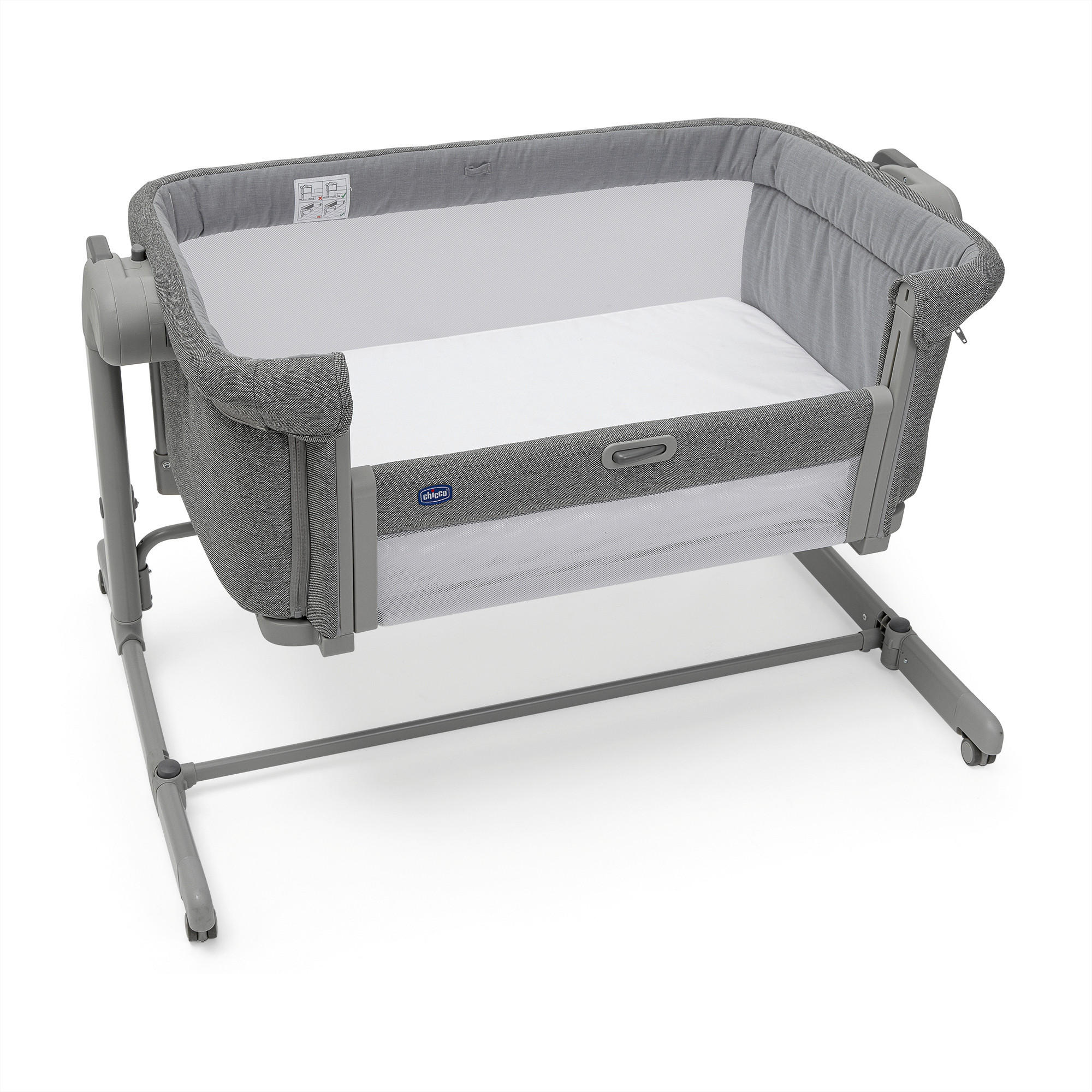 BEISTELLBETTMATRATZE Next2Me  83,5/5,5 cm    - Weiß, Basics, Textil (83,5/5,5cm) - Chicco