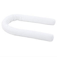 Nestchenschlange Piqué Babybay   9/180 cm  - Hellgrau/Weiß, Basics, Textil (9/180cm) - Babybay