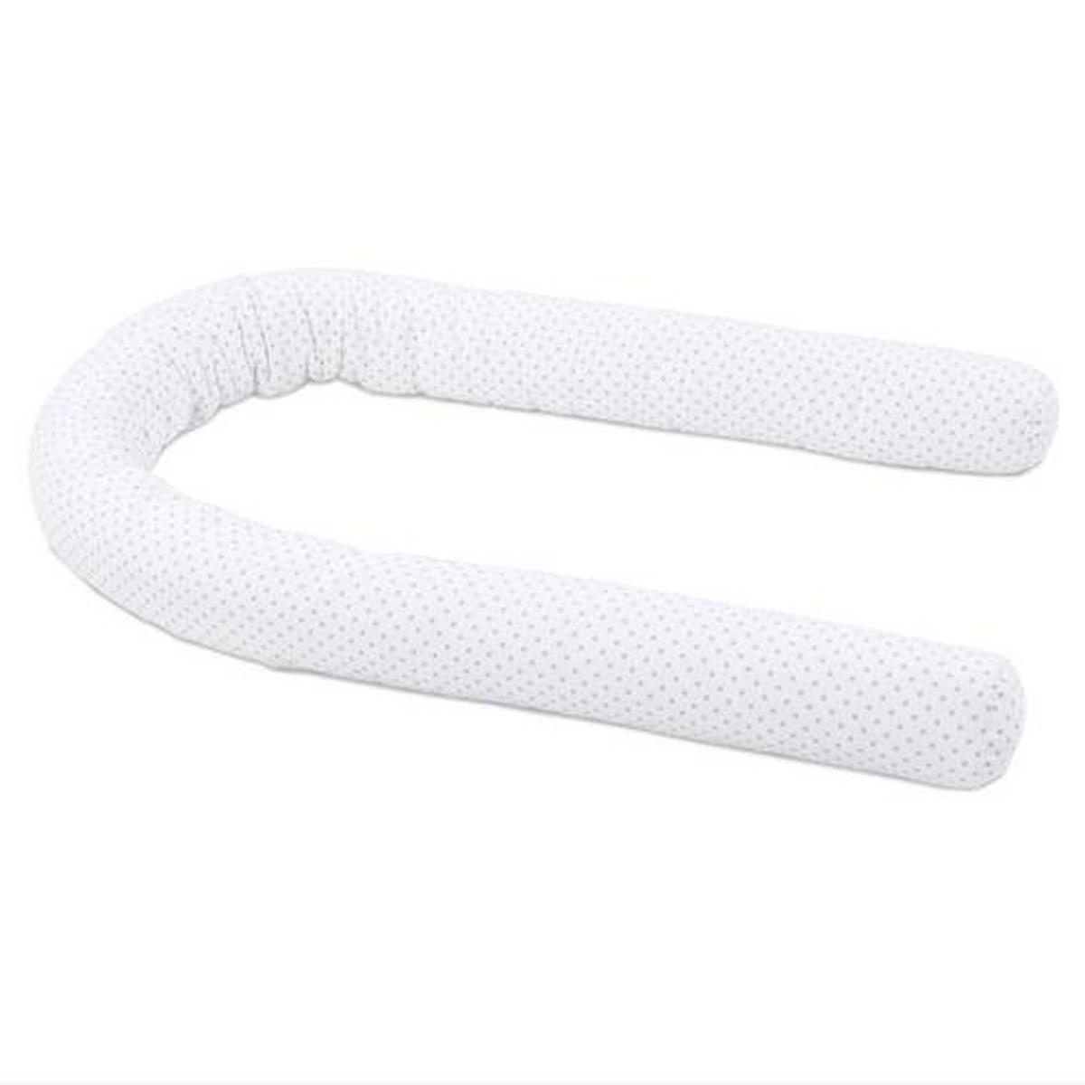 Nestchenschlange Piqué Babybay   9/180 cm  - Hellgrau/Weiß, Basics, Textil (9/180cm) - Babybay