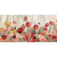 LEINWANDBILD Blumen 115/55 cm  - Multicolor, Natur, Holz/Papier (115/55cm) - Euroart
