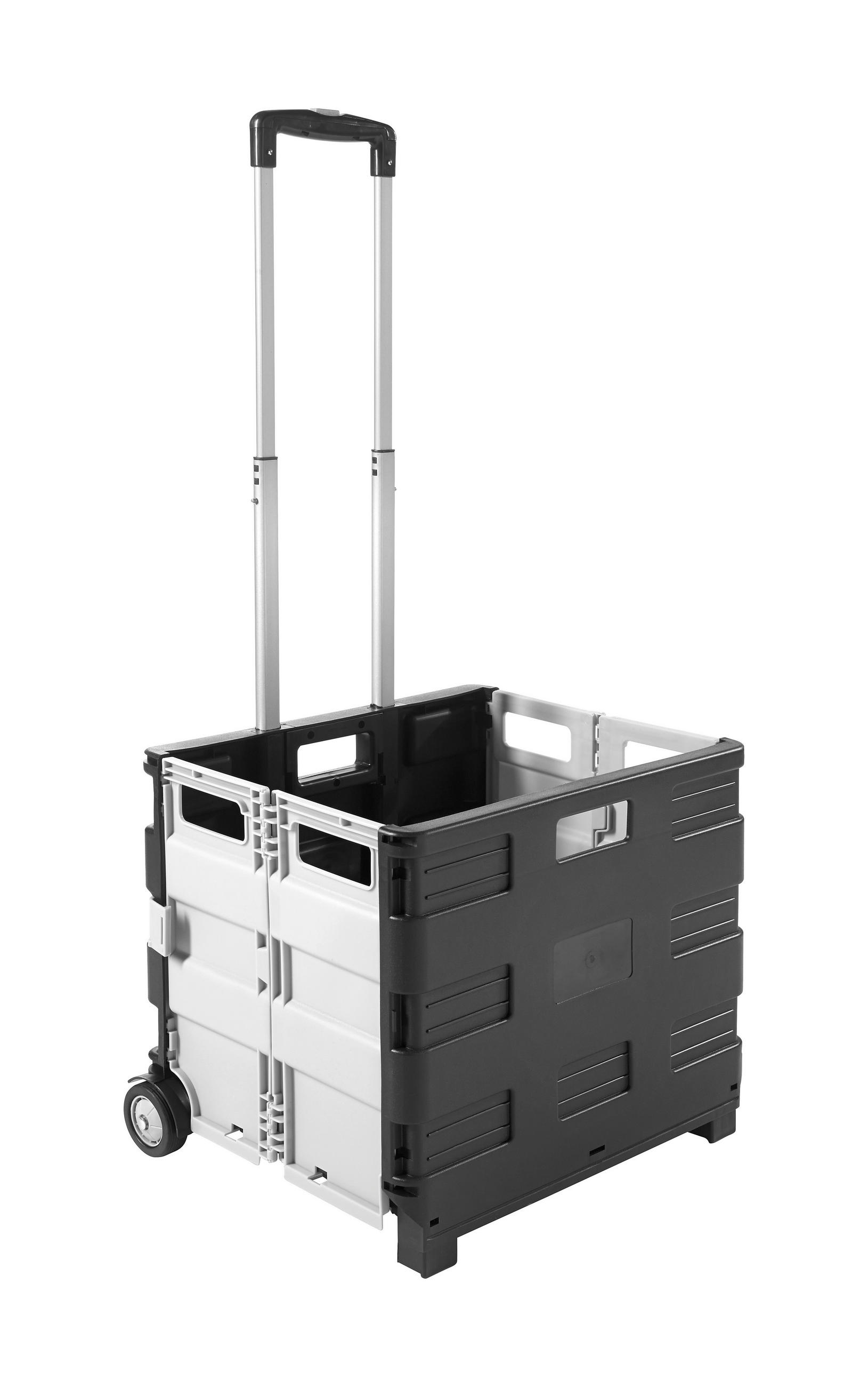 Klappbox-trolley Chrisi Kunststoff 45,5x98x38 Cm