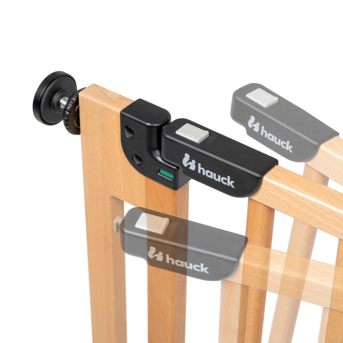 TÜRSCHUTZGITTER  - Buchefarben, Basics, Holz/Kunststoff (75-80/76/5cm) - Hauck