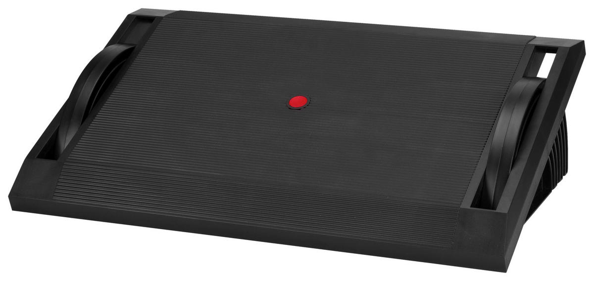 FUßSTÜTZE - Schwarz, Basics, Kunststoff (53/8-17/35,5cm) - MID.YOU