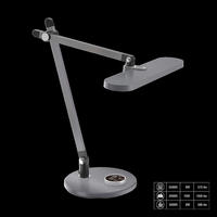 LAMPA NA PÍSACÍ STÔL, 38/53/37 cm - čierna/tmavosivá, Basics, kov/plast (38/53/37cm)
