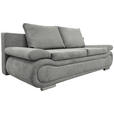 SCHLAFSOFA in Jacquard Grau  - Chromfarben/Beige, Design, Textil (200/78/90cm) - Venda