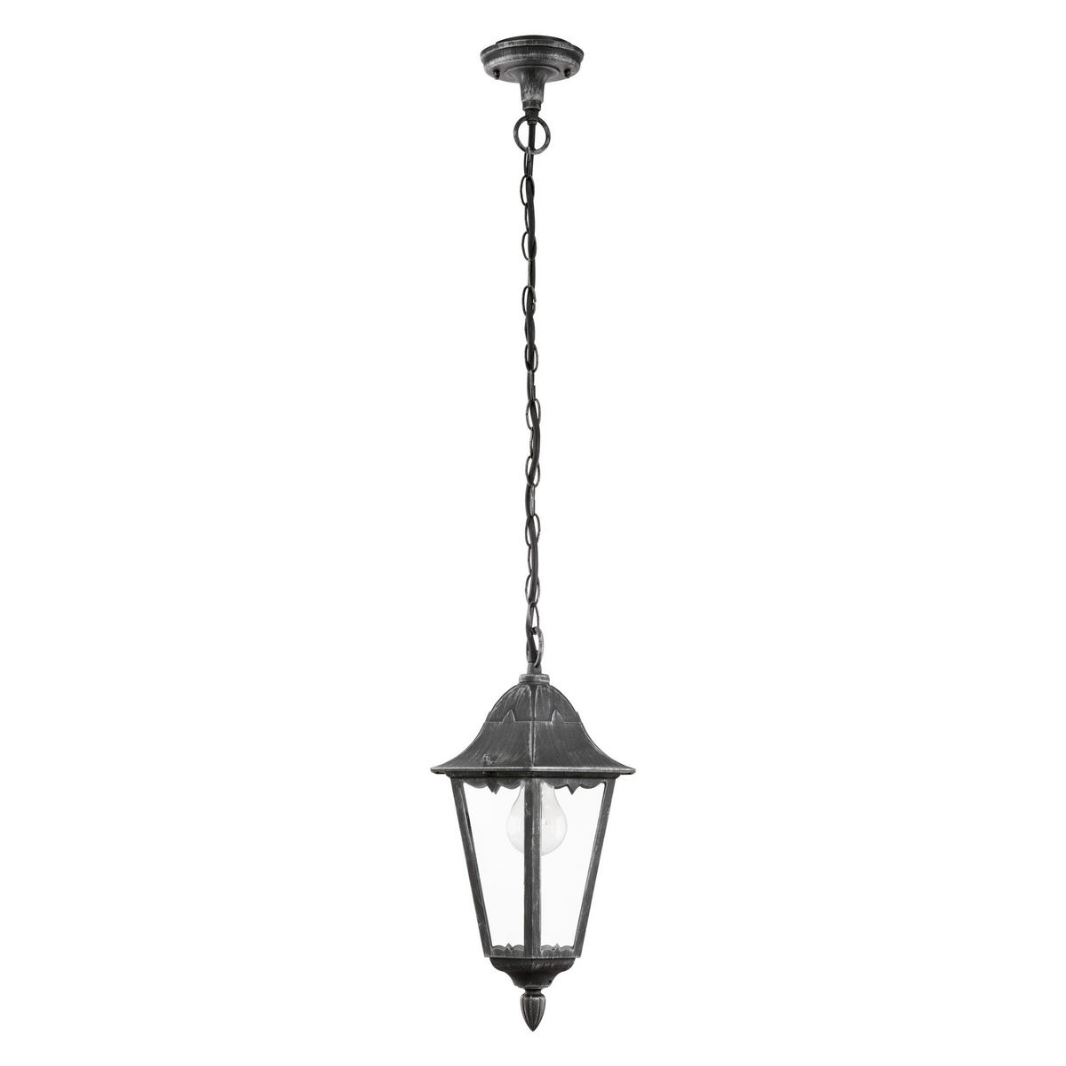 HÄNGELEUCHTE 23/104,5 cm  - Klar/Silberfarben, Basics, Glas/Metall (23/104,5cm) - Eglo