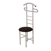 HERRENDIENER in Schwarz, Weiß   - Schwarz/Weiß, Design, Textil/Metall (47/53/118cm) - MID.YOU