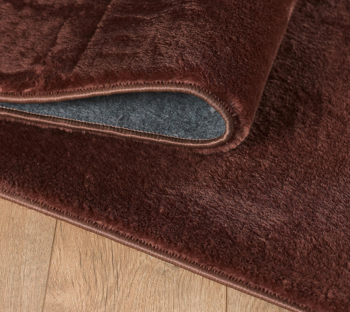HOCHFLORTEPPICH 120/120 cm Catwalk Braun  - Braun, Basics, Textil (120/120cm) - Novel