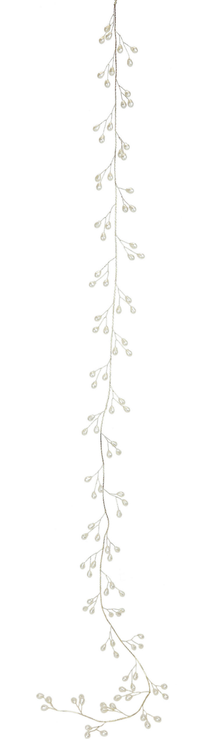 GIRLANDE Kunststoff  - Creme, Basics, Kunststoff (6/155/2cm) - X-Mas