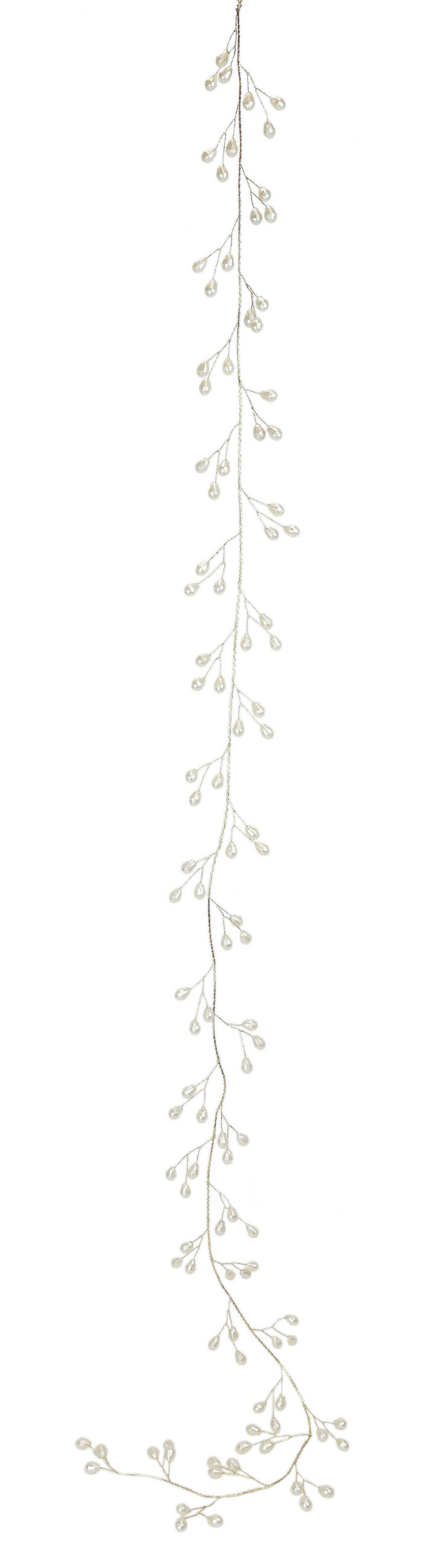 GIRLANDE Kunststoff  - Creme, Basics, Kunststoff (6/155/2cm) - X-Mas