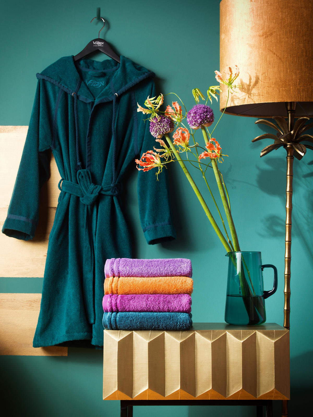 UTERÁK PRE HOSTÍ, 30/50 cm, oranžová - oranžová, Basics, textil (30/50cm) - Vossen