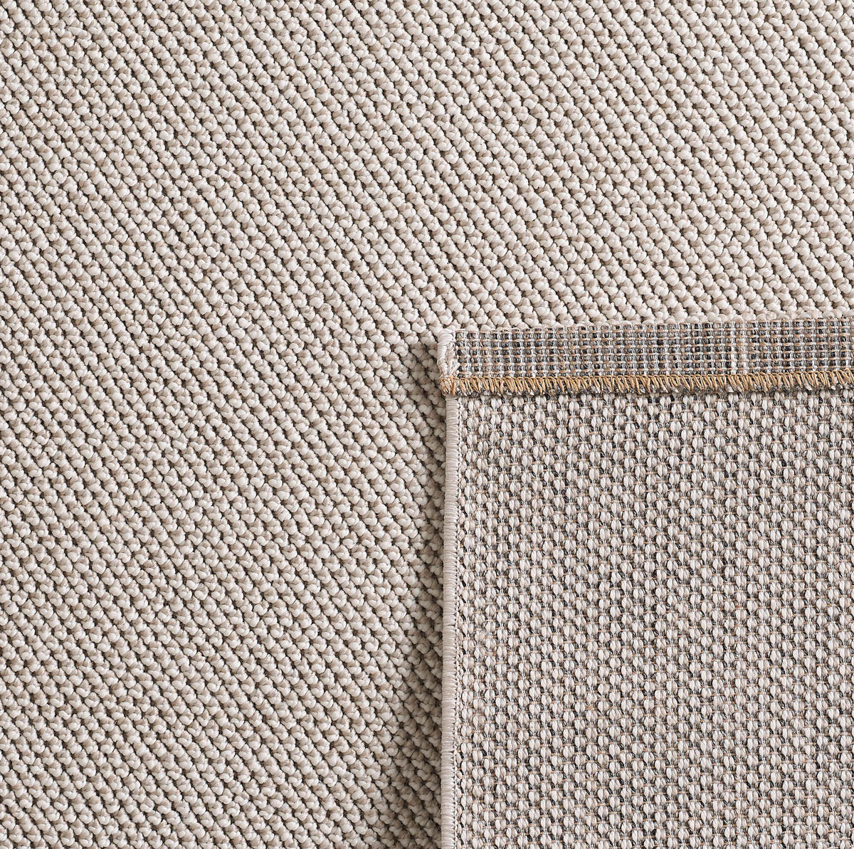 WEBTEPPICH 60/100 cm LOOM Creme  - Creme, Basics, Textil (60/100cm) - Novel