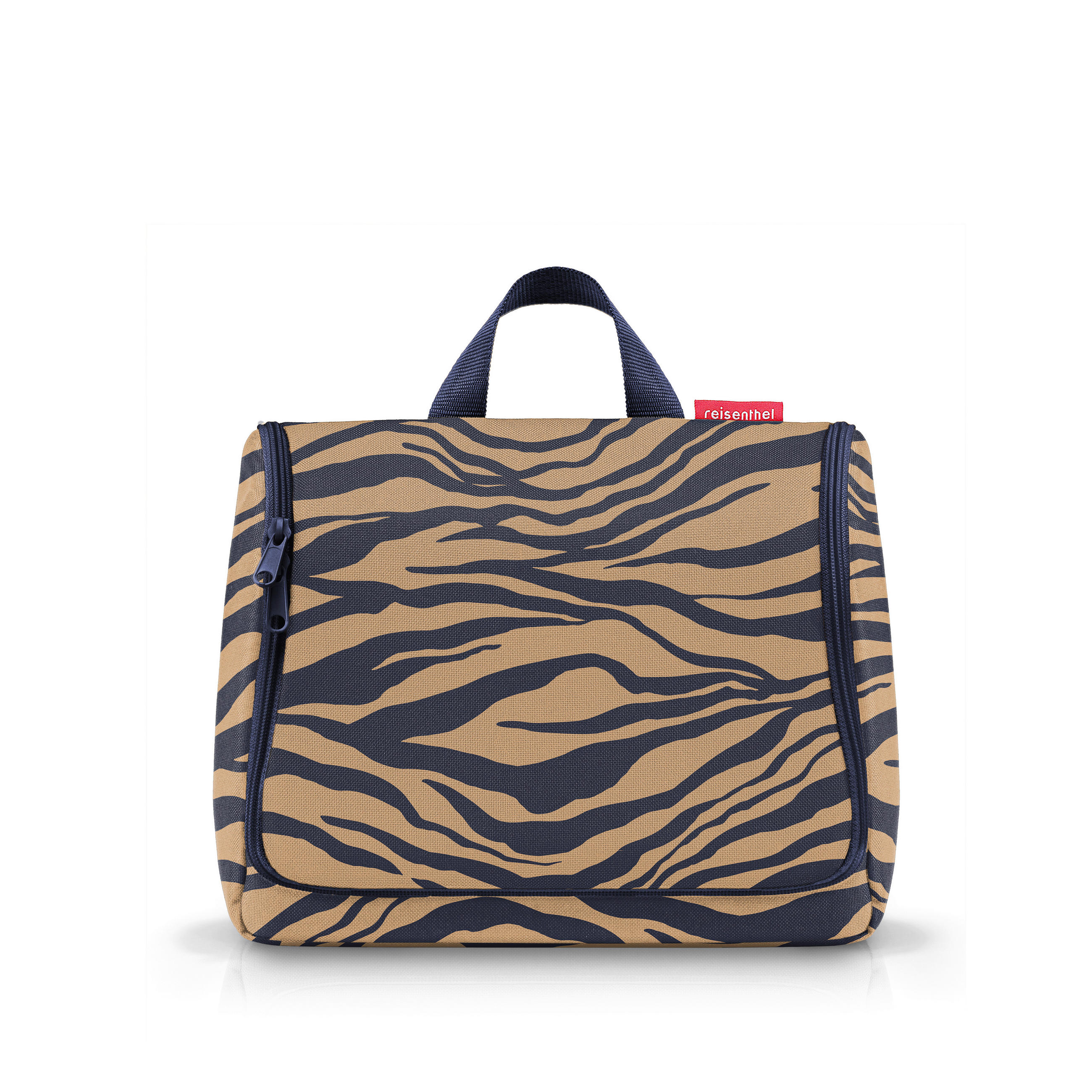 KOSMETIKTASCHE  - Beige/Dunkelblau, Basics, Textil (28/25/10cm) - Reisenthel