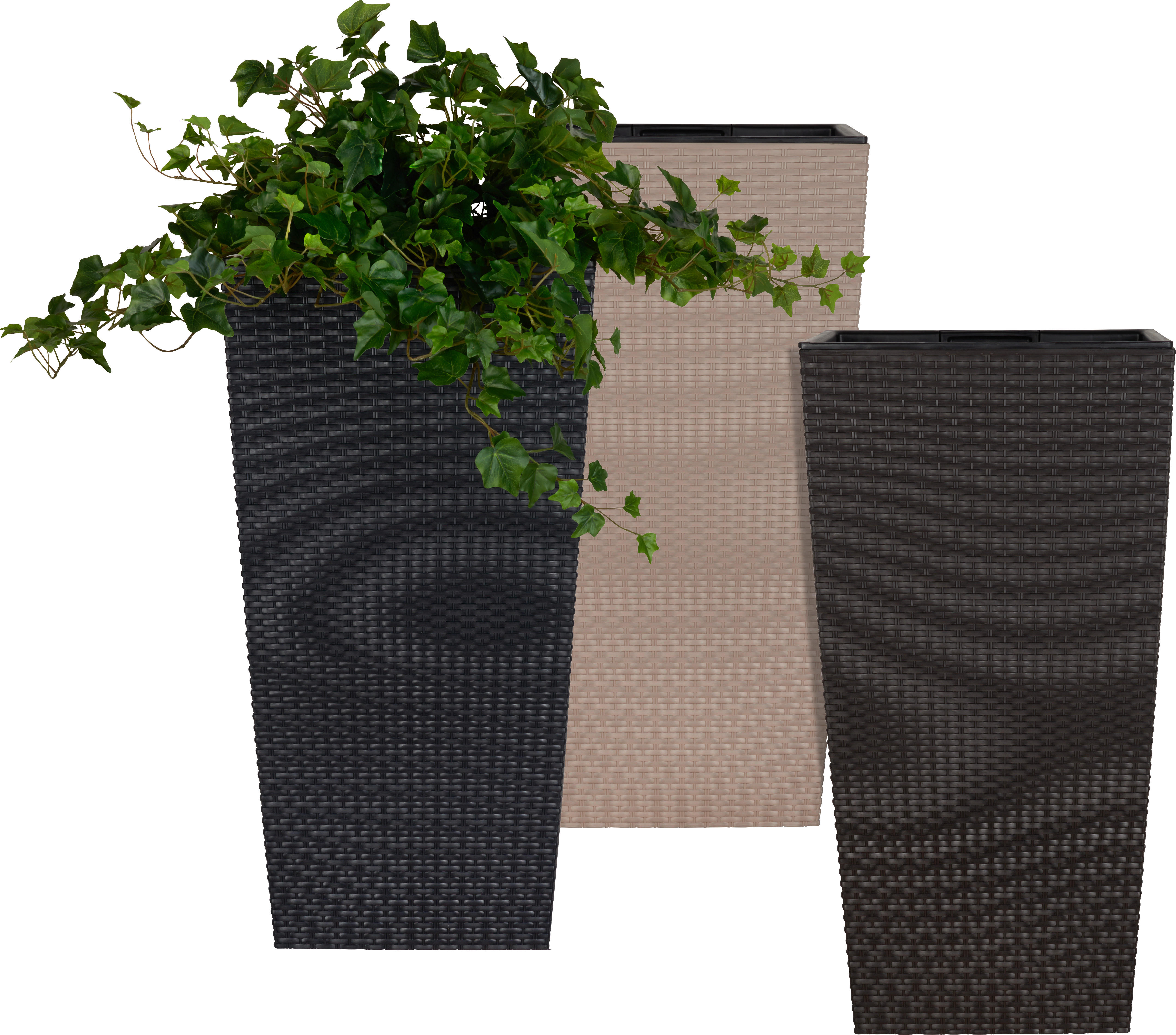 PLANTERINGSKRUKA  - mörkbrun, Basics, plast (40/75/40cm) - Ambia Garden