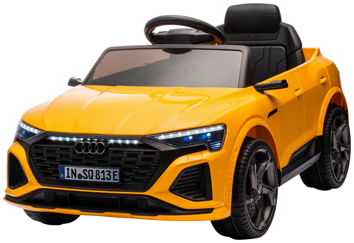 ELEKTRO-KINDERAUTO AUDI SQ8 E-TRON Gelb, Schwarz  - Gelb/Schwarz, KONVENTIONELL, Kunststoff/Metall (99/54/46cm)