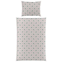 BETTWÄSCHE Makosatin 140/200 cm  - Beige/Weiß, Design, Textil (140/200cm) - Fleuresse
