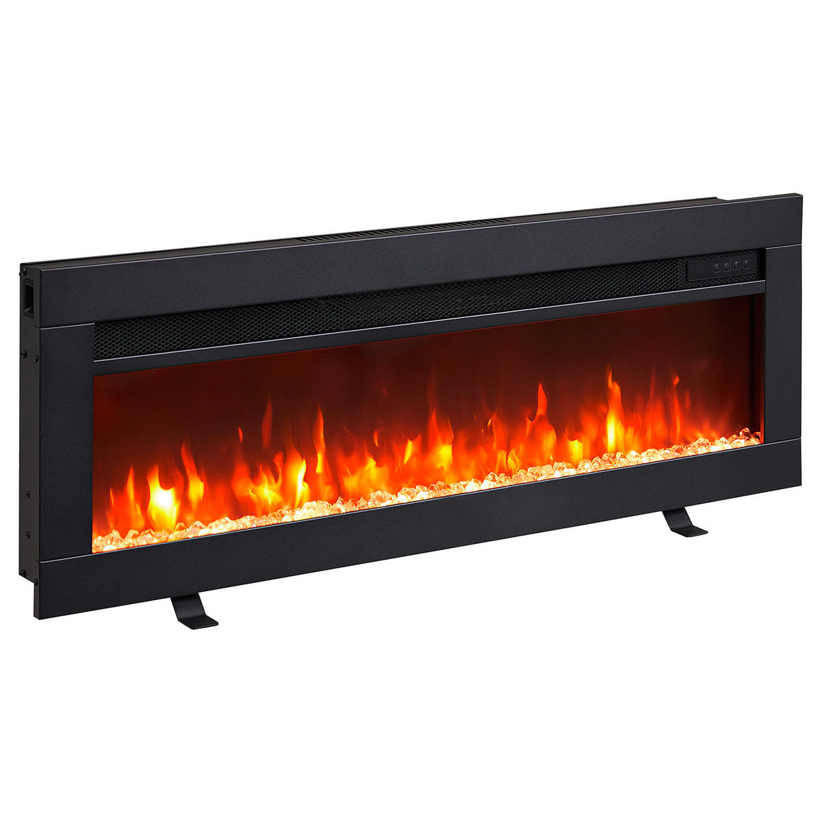 ELEKTRISK KAMIN - svart, Basics, metall (92/33/15cm)