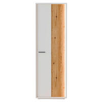 GARDEROBENSCHRANK  in 65/201/37 cm  - Eichefarben/Anthrazit, Design, Holzwerkstoff/Metall (65/201/37cm) - Xora