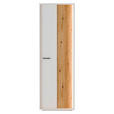 GARDEROBENSCHRANK  in 65/201/37 cm  - Eichefarben/Anthrazit, Design, Holzwerkstoff/Metall (65/201/37cm) - Xora
