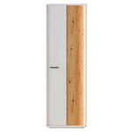 GARDEROBENSCHRANK  in 65/201/37 cm  - Eichefarben/Anthrazit, Design, Holzwerkstoff/Metall (65/201/37cm) - Xora