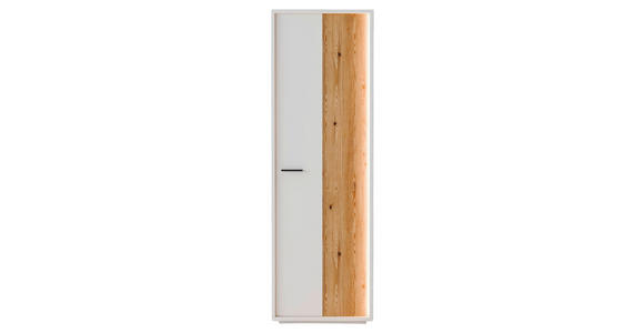 GARDEROBENSCHRANK  in 65/201/37 cm  - Eichefarben/Anthrazit, Design, Holzwerkstoff/Metall (65/201/37cm) - Xora