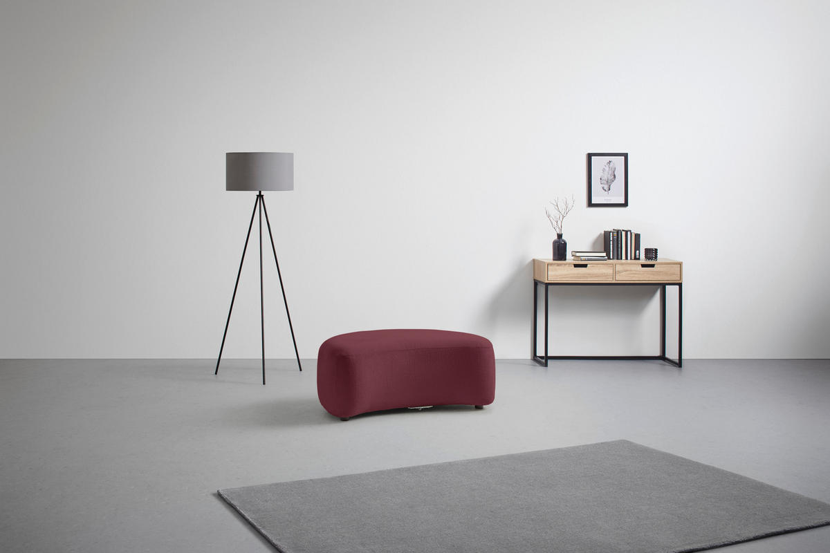 PALL i textil bordeaux  - bordeaux/svart, Modern, textil/plast (102/42/66cm) - MID.YOU