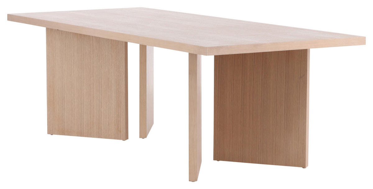 MATBORD i trä, trämaterial 240/100/74 cm   - beige, Design, trämaterial/trä (240/100/74cm) - Livetastic