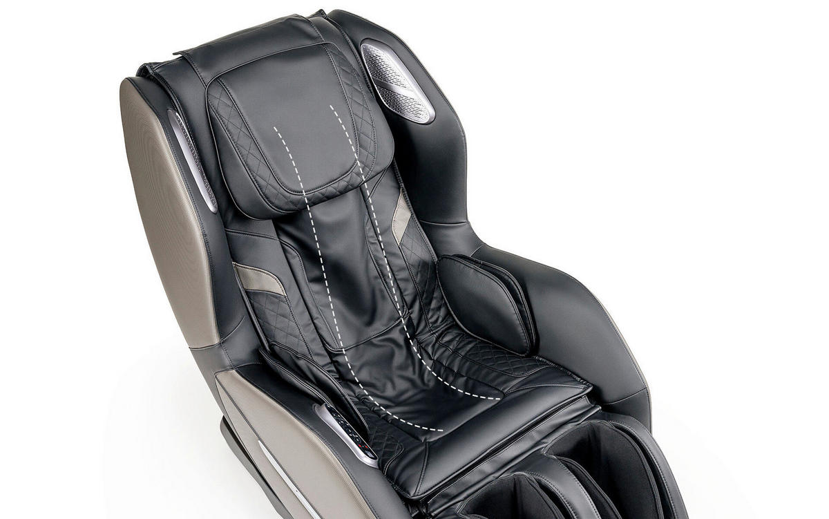 MASSAGESESSEL in Schwarz  - Schwarz, Basics, Kunststoff/Textil (72/105/156cm) - iRest