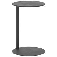 BEISTELLTISCH rund Anthrazit  - Anthrazit, Design, Metall (38/53cm) - Lomoco