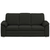 3-SITZER-SOFA Chenille Anthrazit  - Anthrazit/Alufarben, Konventionell, Textil/Metall (208/96/89cm) - Beldomo Comfort