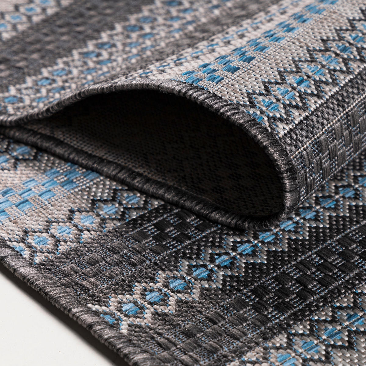 OUTDOORTEPPICH 160/230 cm Sunny Schwarz  - Schwarz, Design, Textil (160/230cm) - Novel