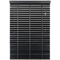 JALOUSIE  halbtransparent  105/130 cm    - Schwarz, Natur, Holz (105/130cm)