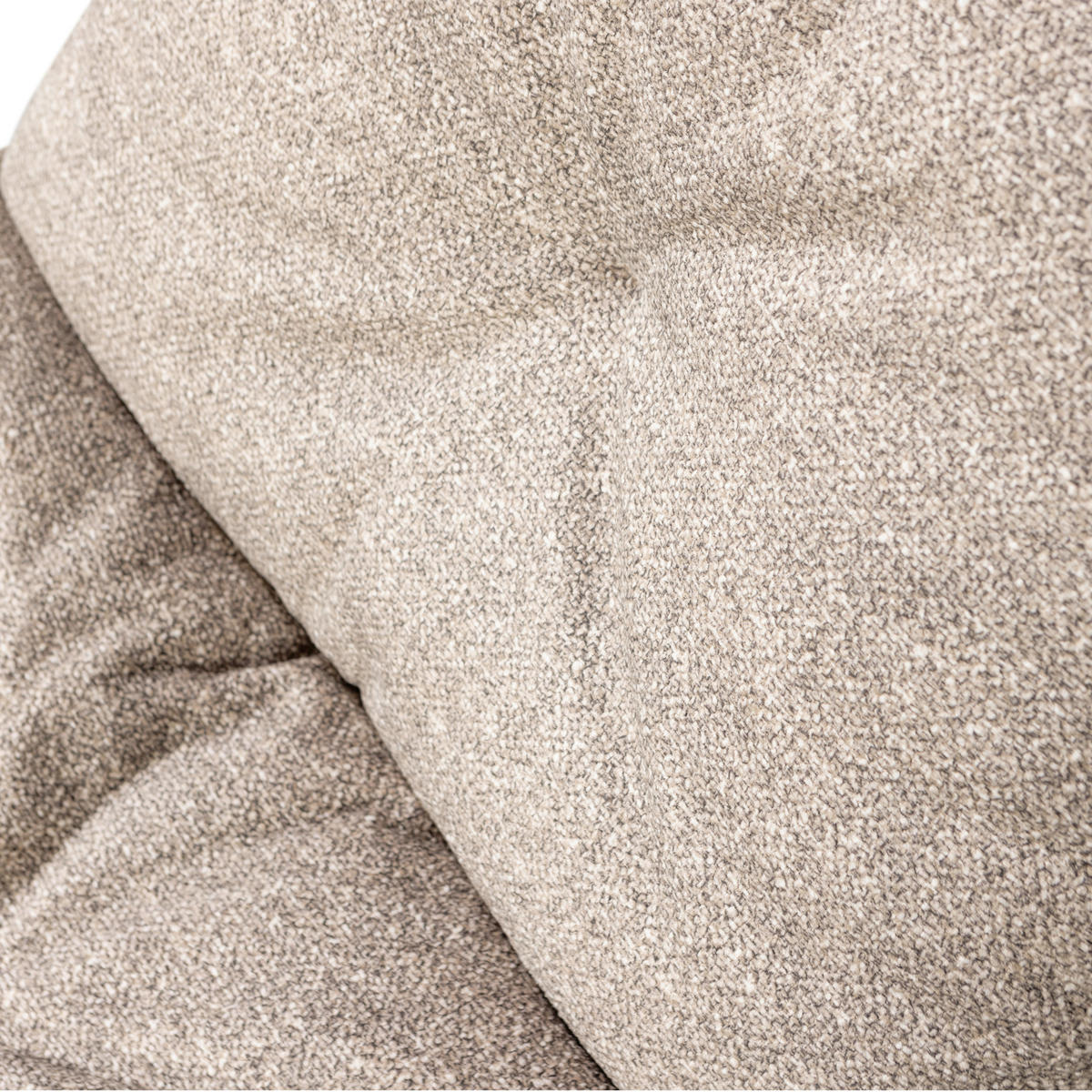 SESSEL in Webstoff Naturfarben  - Schwarz/Naturfarben, Design, Textil/Metall (82/86/87cm) - Livetastic