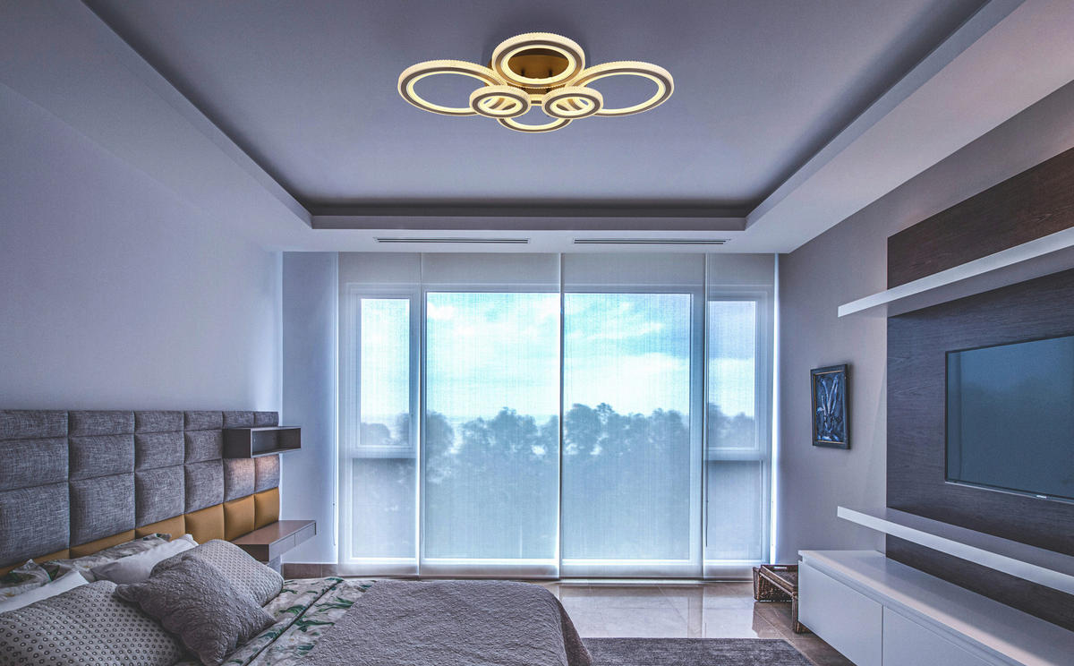 LED-DECKENLEUCHTE KORA 78/56/12 cm  - Klar/Anthrazit, Design, Kunststoff/Metall (78/56/12cm) - Globo