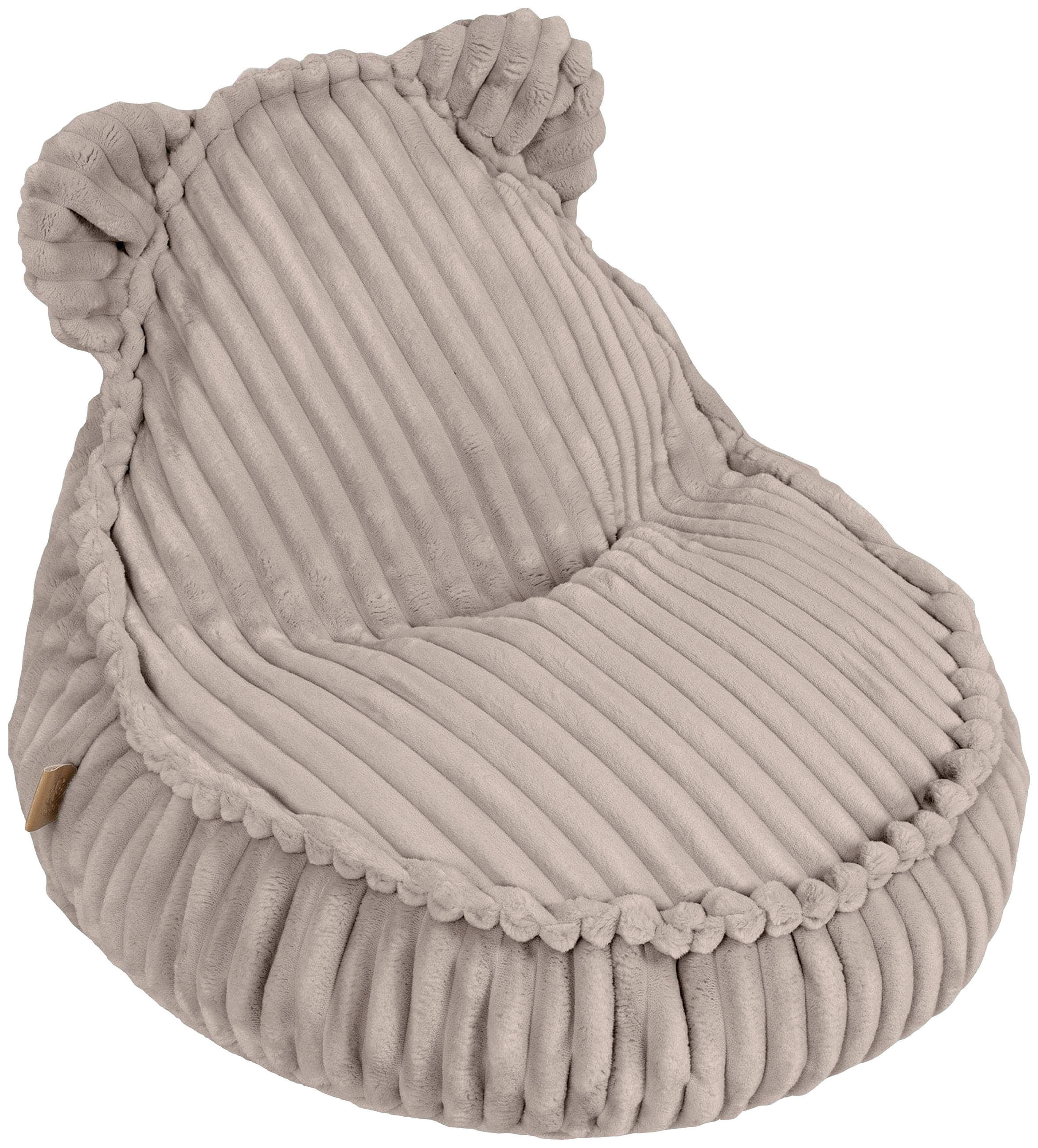SITZSACK  1,10 kilo l  - Beige, Basics, Textil (58/67cm)