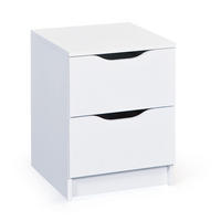 NACHTTISCH 41/50/40 cm  in Weiss  - Weiss, Modern, Holzwerkstoff (41/50/40cm) - MID.YOU