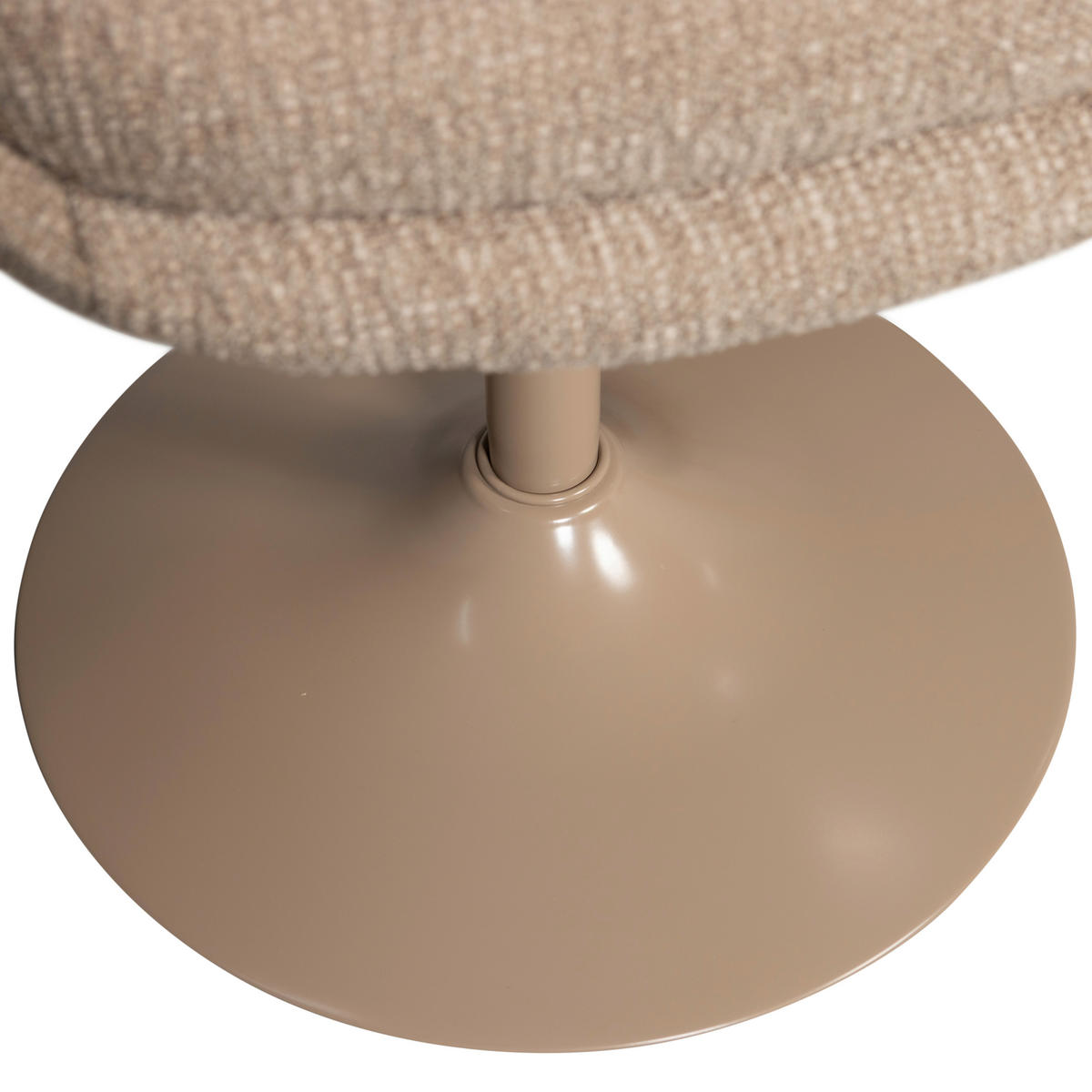 ARMLEHNSTUHL   Webstoff  - Sandfarben, MODERN, Textil/Metall (70/90/66cm) - Livetastic