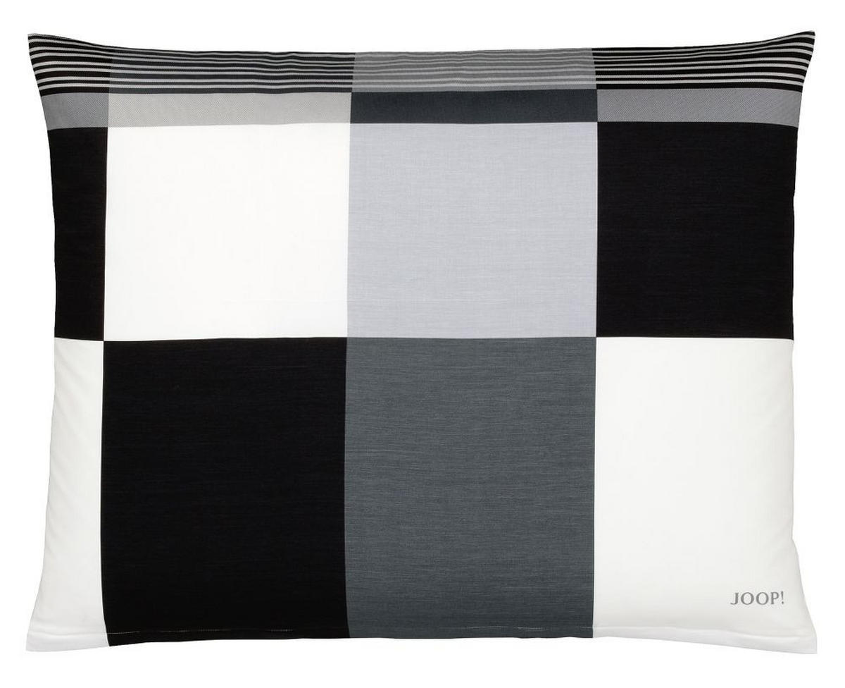 BETTWÄSCHE Plaza Squares Makosatin 140/200 cm  - Schwarz, Basics, Textil (140/200cm) - Joop!