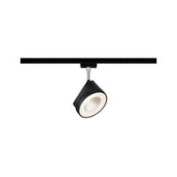SCHIENENSYSTEM-STRAHLER Urail 12,3/19,1/7,8 cm   - Chromfarben/Schwarz, Design, Metall (12,3/19,1/7,8cm) - Paulmann
