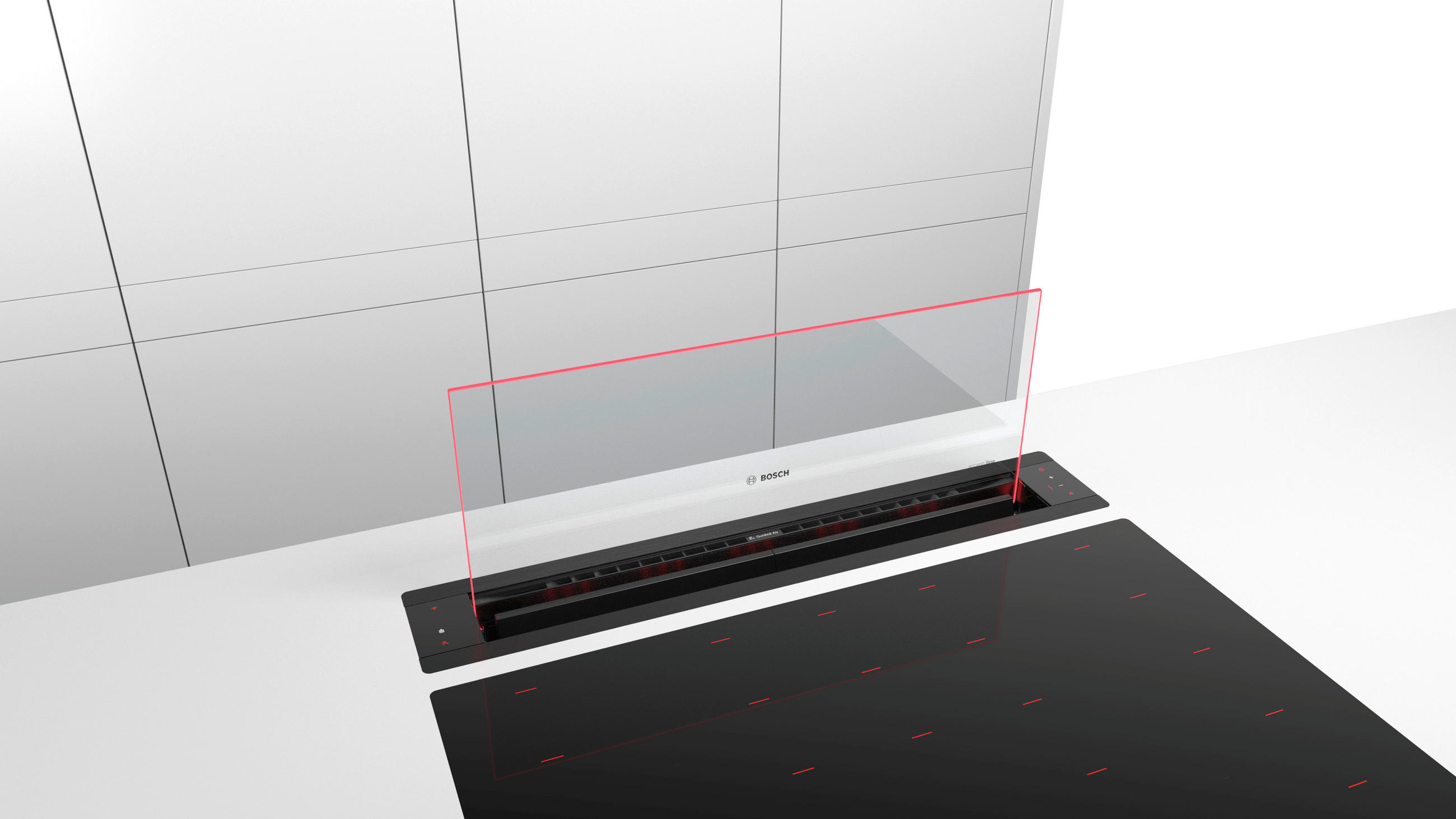 DUNSTABZUGSHAUBE DDW88MM65  - Basics, Glas/Metall (79,2/0,6/14cm) - Bosch