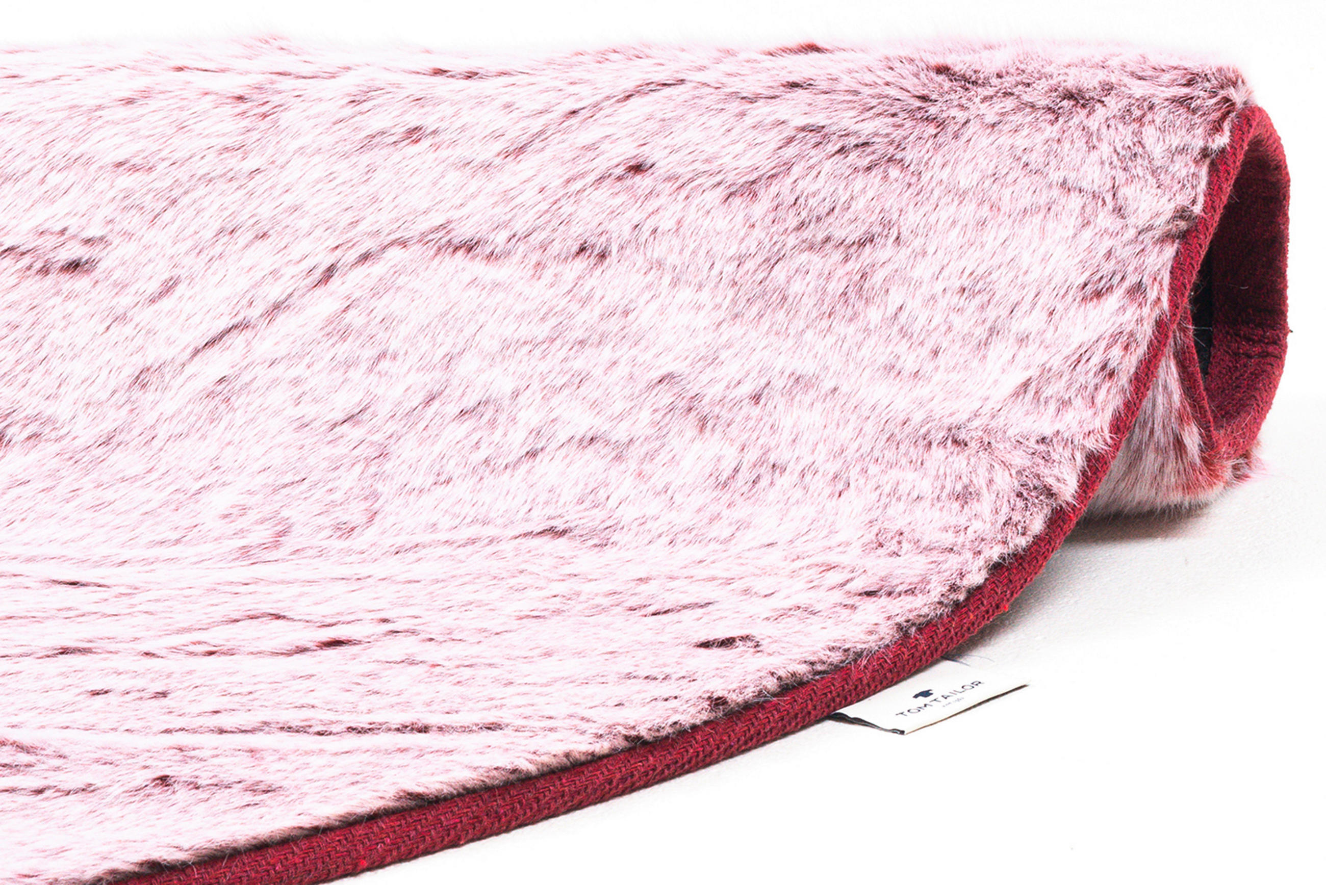 TEPPICH 90/90 cm Dunkelrot  - Dunkelrot, Basics, Textil (90/90cm) - Tom Tailor