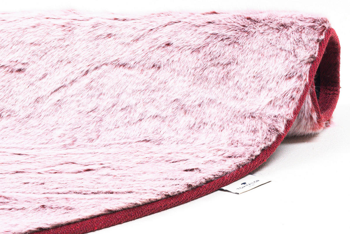 TEPPICH 90/90 cm Dunkelrot  - Dunkelrot, Basics, Textil (90/90cm) - Tom Tailor