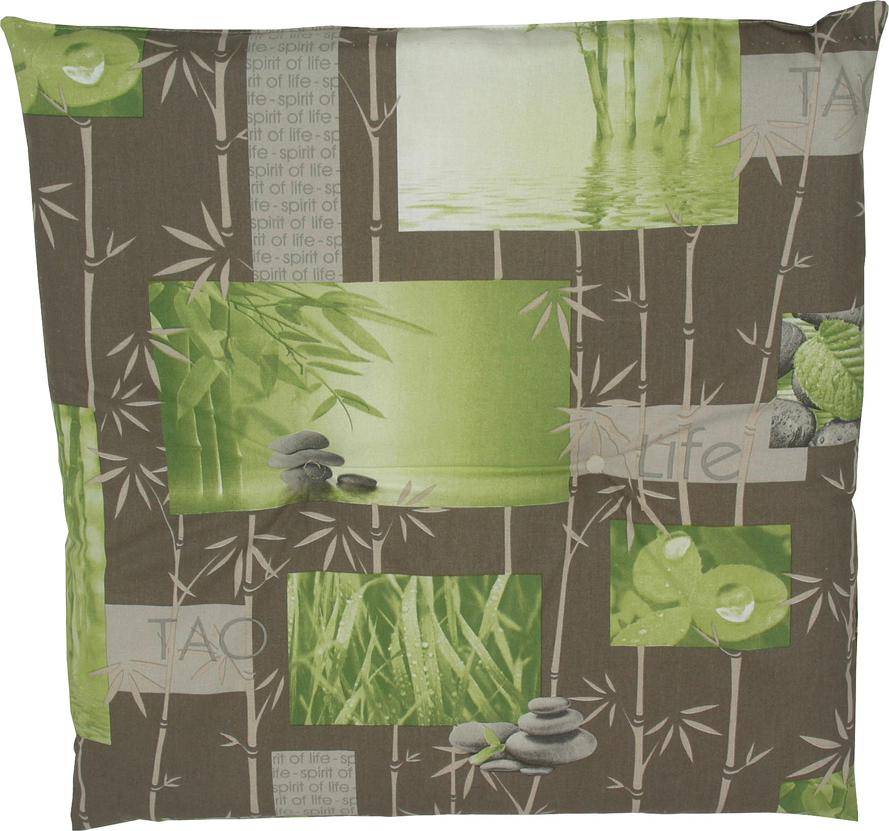 SITZKISSEN   48/5/48 cm  - Fango/Grün, Design, Textil (48/5/48cm)