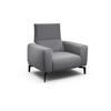 SESSEL Chenille Anthrazit    - Anthrazit/Schwarz, Design, Textil/Metall (110/85/86-94cm) - SENSOO