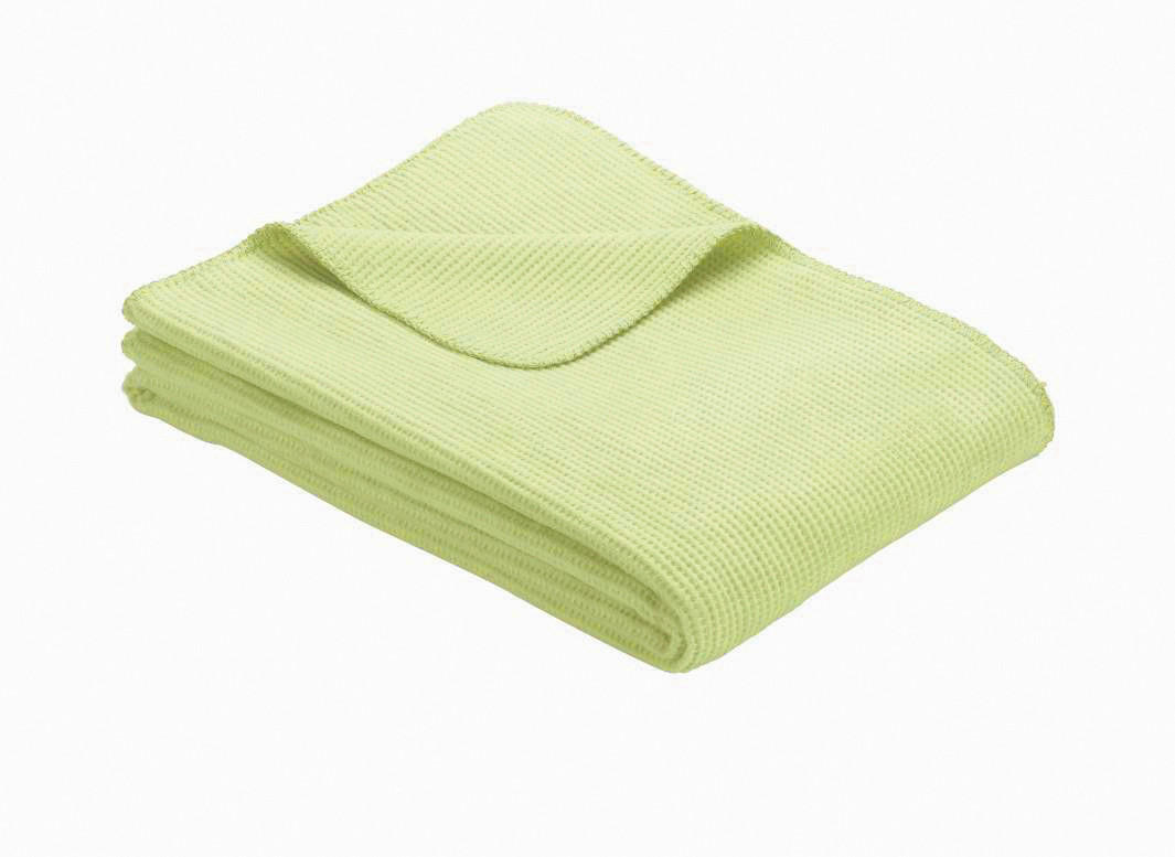 SCHMUSEDECKE  75/100 cm  - Hellgrün, Basics, Textil (75/100cm) - Ibena