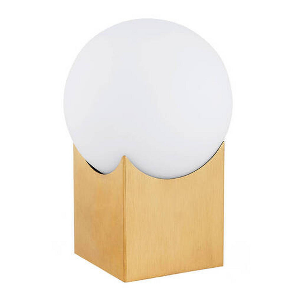 Thumbnail - Xxxl Tischleuchte Argon Austin, Weiß, Glas, Kugel,Kugel, 12x12x18 cm, CE, Lampen & Leuchten, Innenbeleuchtung, Tischlamp...