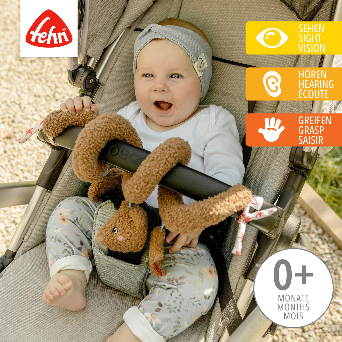 SPIELBOGEN - Hellbraun, Basics, Textil (19/10,5/9,3cm) - Fehn